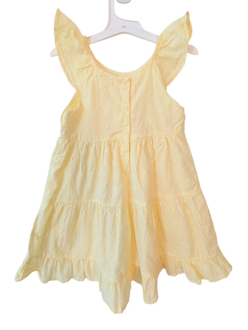 Oshkosh B'gosh Girls Yellow Dress Cotton Size 4T